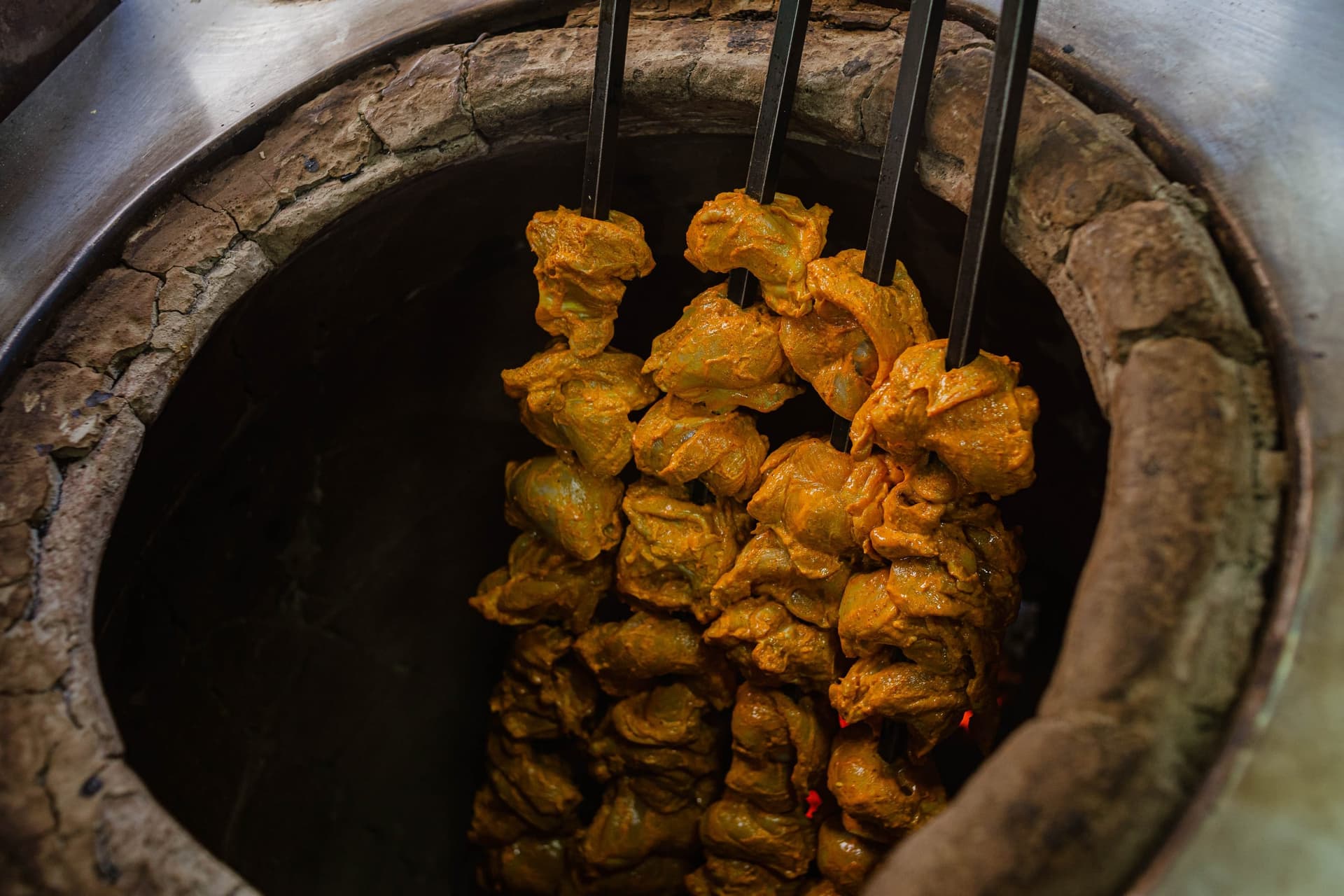 Horno tandoor tradicional